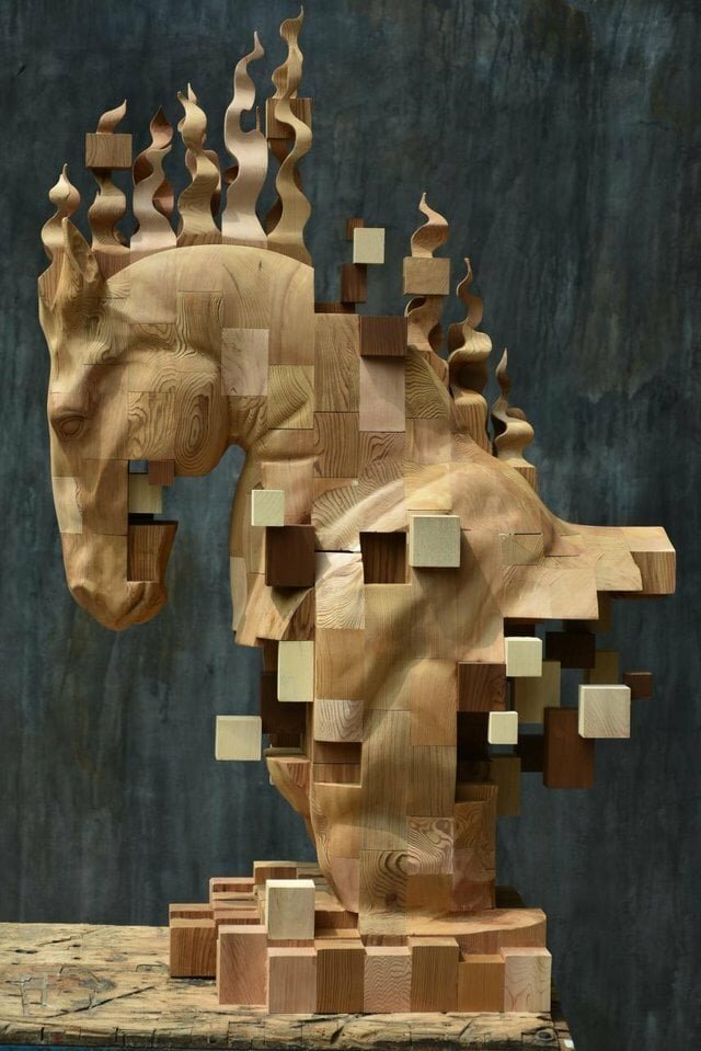 15 невероятных деревянных скульптур, которые поражают воображение   Интересное