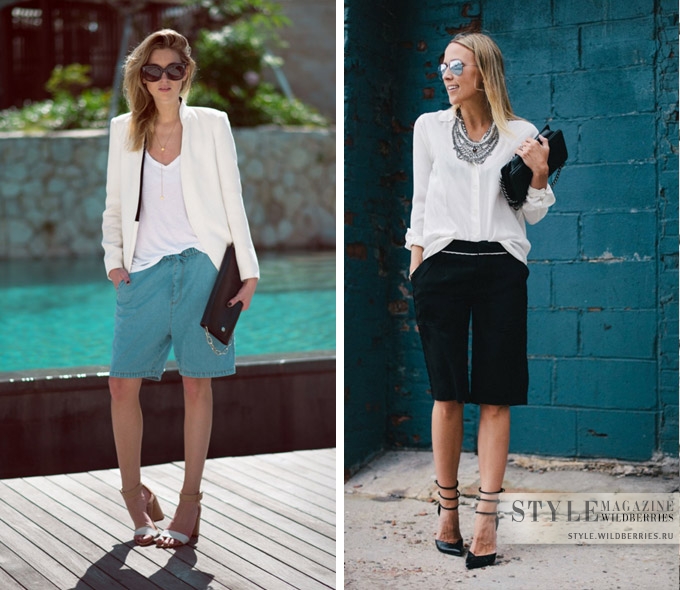Элегантные удлиненные шорты: актуальные модели на лето гардероб,мода и красота,модные тенденции,одежда и аксессуары