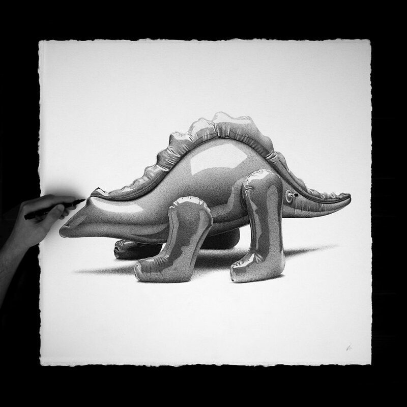 Потрясающие гиперреалистичные рисунки Алессандро Пальи   Интересное