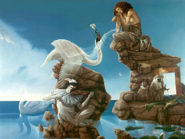Магические картины Michael Parkes живопись