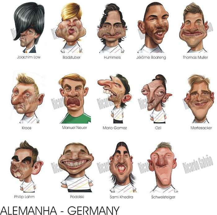 Класні карикатури гравців Євро 2012 (10 картинок)