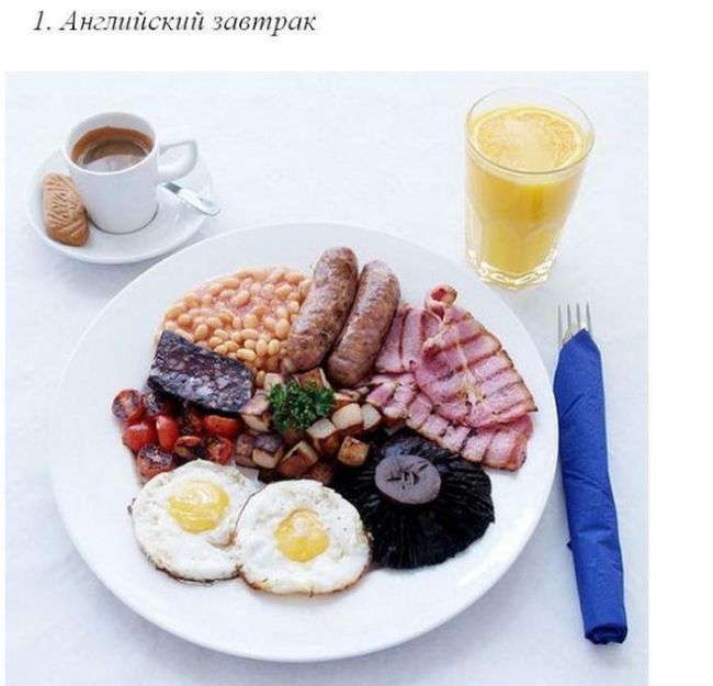 Сніданки в різних країнах світу (50 фото)