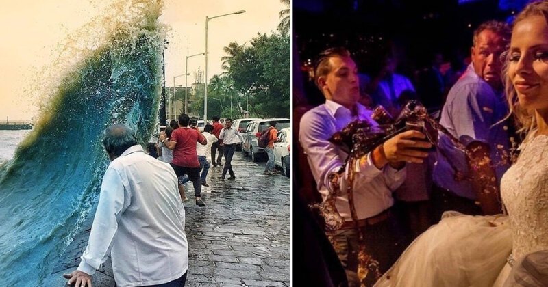 20 неожиданных фотографий, ставших шедеврами благодаря фону   Интересное