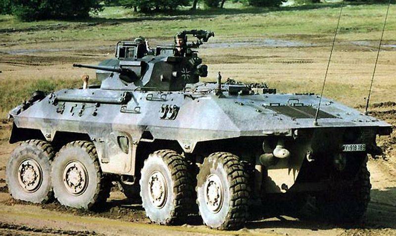 «Рысь» на службе бундесвера. Боевая разведывательная машина SpPz 2 Luchs оружие