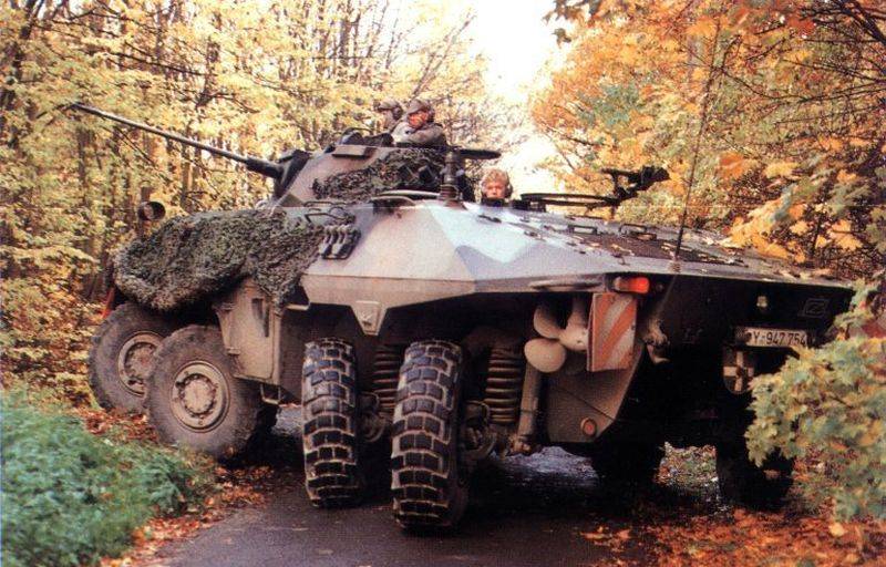 «Рысь» на службе бундесвера. Боевая разведывательная машина SpPz 2 Luchs оружие