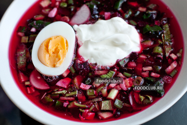 Холодный свекольный суп кулинария,свекольник,супы,холодные супы
